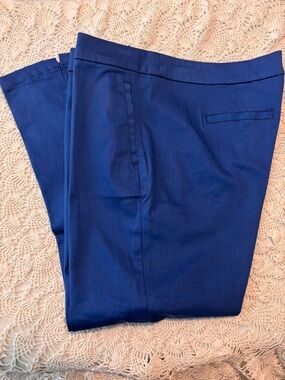 TRIBAL Slim Ankle Pants in Royal Blue